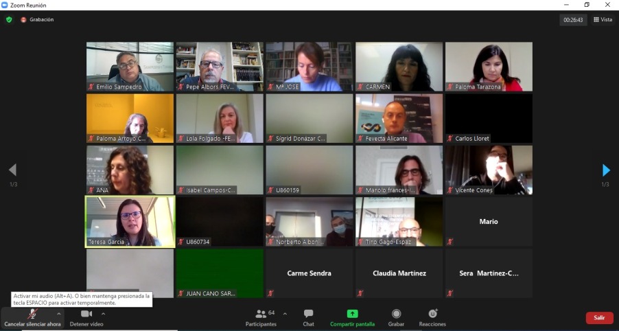 FEVECTA celebra un webinar sobre el procés de transformació d'empreses en crisis o sense relleu a cooperativa de treball